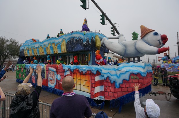 one of the many floats